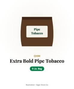 OHM Extra Bold Pipe Tobacco 5 Lb. Bag