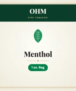 OHM Menthol Pipe Tobacco 1 oz. Bag