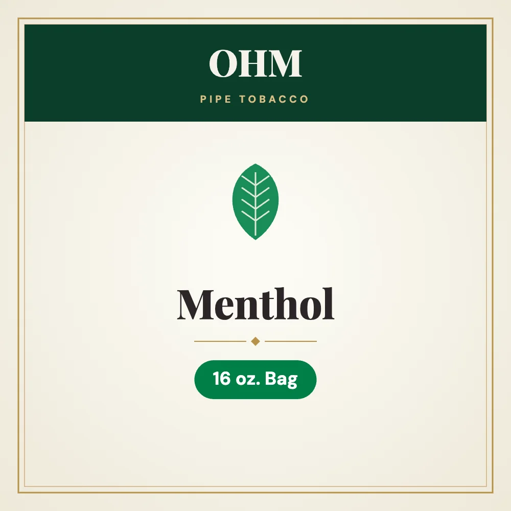 OHM Menthol Pipe Tobacco 16 oz. Bag 1 OHM Menthol Pipe Tobacco 16 oz. Bag