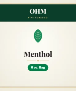 OHM Menthol Pipe Tobacco 6 oz. Bag