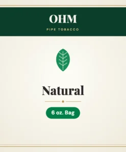 OHM Natural Pipe Tobacco 6 oz. Bag