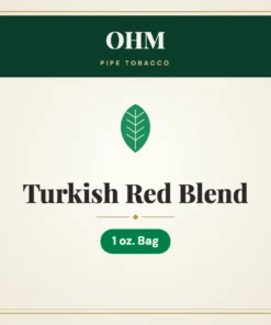 OHM Turkish Red Blend Pipe Tobacco 1 oz. Bag
