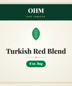 OHM Turkish Red Blend Pipe Tobacco 8 oz. Bag