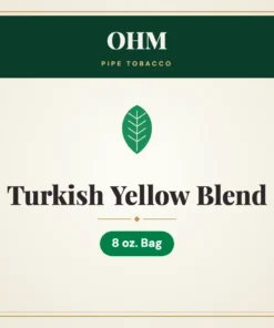 OHM Turkish Yellow Blend Pipe Tobacco 8 oz. Bag