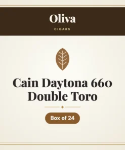 Oliva Cain Daytona 660 Double Toro Cigars – Box of 24