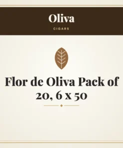 Oliva Flor de Oliva Cigars Pack of 20, 6 x 50
