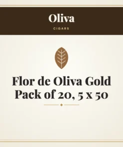 Oliva Flor de Oliva Gold Cigars Pack of 20, 5 x 50