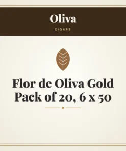Oliva Flor de Oliva Gold Cigars Pack of 20, 6 x 50