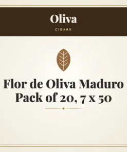 Oliva Flor de Oliva Maduro Cigars Pack of 20, 7 x 50