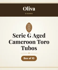Oliva Serie G Aged Cameroon Toro Tubos Cigars – Box of 10