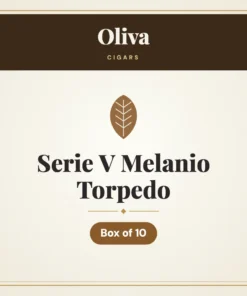 Oliva Serie V Melanio Torpedo Cigars – Box of 10