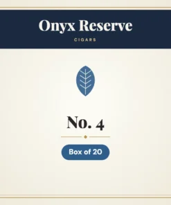 Onyx Reserve No. 4 Cigars – Box of 20