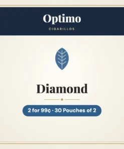 Optimo Diamond Cigarillos 2 for 99¢ – 30 Pouches of 2