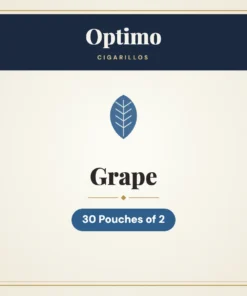 Optimo Grape Cigarillos – 30 Pouches of 2
