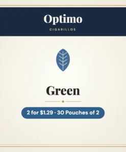 Optimo Green Cigarillos 2 for $1.29 – 30 Pouches of 2