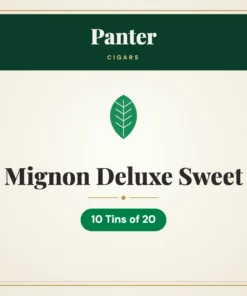 Panter Mignon Deluxe Sweet Cigars – 10 Tins of 20