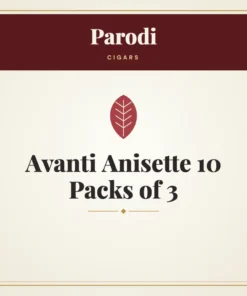 Parodi Avanti Anisette Cigars 10 Packs of 3