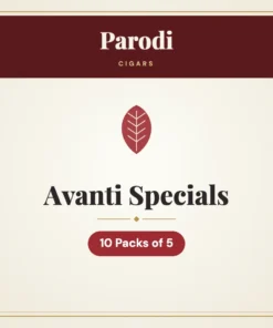 Parodi Avanti Specials Cigars – 10 Packs of 5