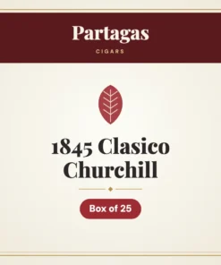 Partagas 1845 Clasico Churchill Cigars – Box of 25