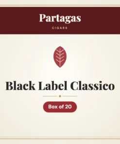Partagas Black Label Classico Cigars – Box of 20