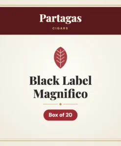 Partagas Black Label Magnifico Cigars – Box of 20