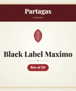Partagas Black Label Maximo Cigars – Box of 20