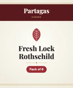 Partagas Fresh Lock Rothschild Cigars – Pack of 6