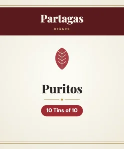 Partagas Puritos Cigars – 10 Tins of 10