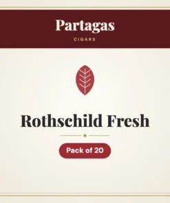 Partagas Rothschild Fresh Cigars – Pack of 20