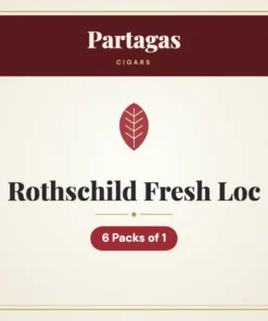 Partagas Rothschild Fresh Loc Cigars – 6 Packs of 1