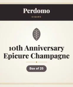 Perdomo 10th Anniversary Epicure Champagne Cigars – Box of 25
