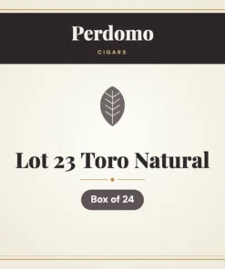 Perdomo Lot 23 Toro Natural Cigars – Box of 24