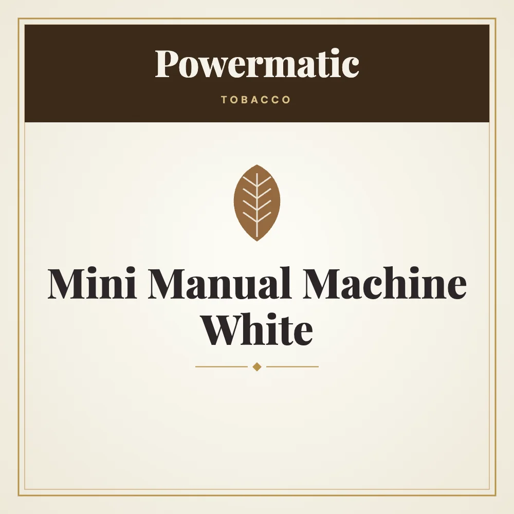 Powermatic Mini Manual Machine White 1 Powermatic Mini Manual Machine White
