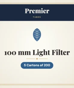 Premier 100 mm Light Filter Tubes – 5 Cartons of 200