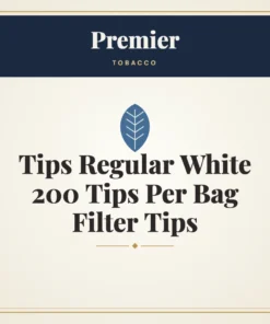 Premier Tips Regular White 200 Tips Per Bag Filter Tips