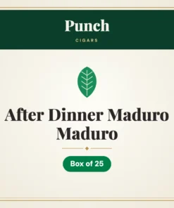 Punch After Dinner Maduro Maduro Cigars – Box of 25