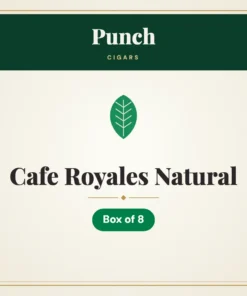 Punch Cafe Royales Natural Cigars – Box of 8