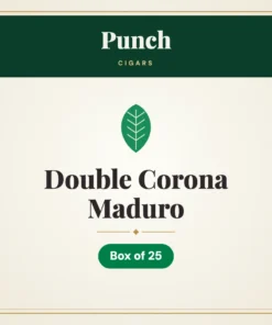 Punch Double Corona Maduro Cigars – Box of 25