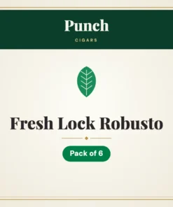 Punch Fresh Lock Robusto Cigars – Pack of 6