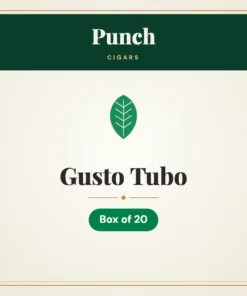 Punch Gusto Tubo Cigars – Box of 20