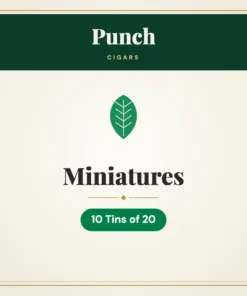 Punch Miniatures Cigars – 10 Tins of 20