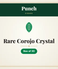 Punch Rare Corojo Crystal Cigars – Box of 20