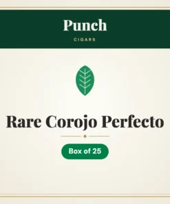 Punch Rare Corojo Perfecto Cigars – Box of 25