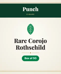 Punch Rare Corojo Rothschild Cigars – Box of 50