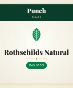 Punch Rothschilds Natural Cigars – Box of 50