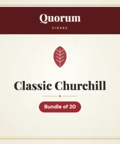 Quorum Classic Churchill Cigars – Bundle of 20