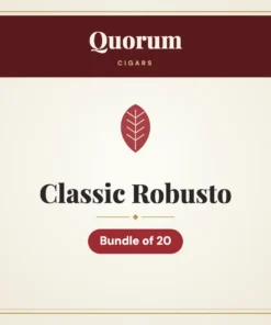 Quorum Classic Robusto Cigars – Bundle of 20