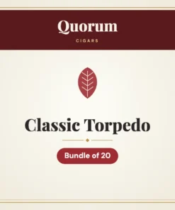 Quorum Classic Torpedo Cigars – Bundle of 20