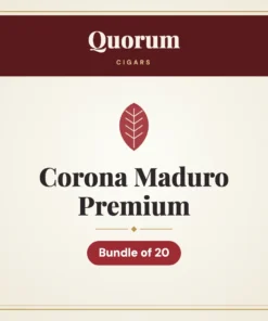 Quorum Corona Maduro Premium Cigars – Bundle of 20
