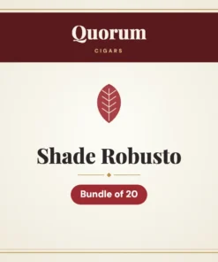 Quorum Shade Robusto Cigars – Bundle of 20
